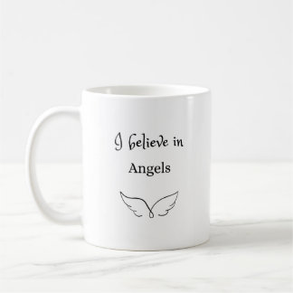 Caneca De Café Acredito em Angels Mug