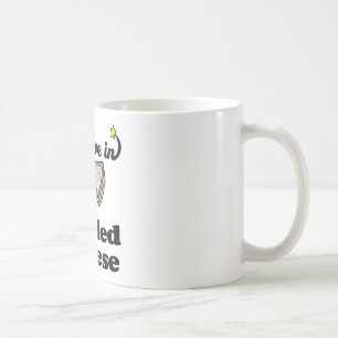 Caneca De Café acredito em queijo grelhado