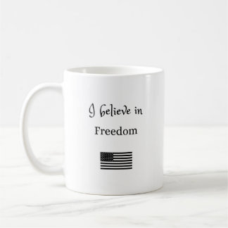 Caneca De Café Acredito na Liberdade Mug