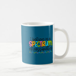 Caneca De Café Acredito num espectro de possibilidades autismoAcr