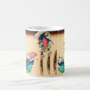 Caneca De Café Acrobat Cat, Hiroshige, Ukiyo-e