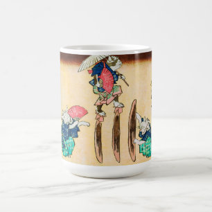 Caneca De Café Acrobat Cat, Hiroshige, Ukiyo-e