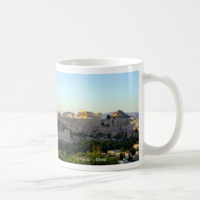 Caneca De Café Acrópole - Atenas (Direita)