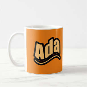 Caneca De Café Ada name, para Ada