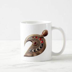Caneca De Café Adaga Lunar de Bronze Kopis
