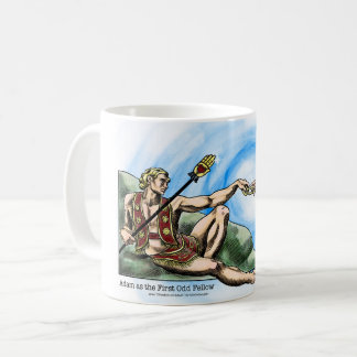 Caneca De Café Adão como Primeiro Colega Estranho