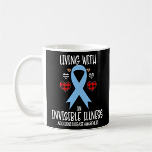 Caneca De Café Addisons Conscientes Da Doença Vivendo Com Um Invi