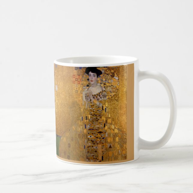 Caneca De Café Adele, senhora no ouro - Gustavo Klimt (Direita)