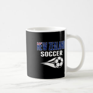 Caneca De Café Adepto de Futebol da Nova Zelândia Jersey Apoia a 