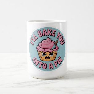 Caneca De Café Adesivo de Confeitaria Divertido - Eu Vou Te Trans