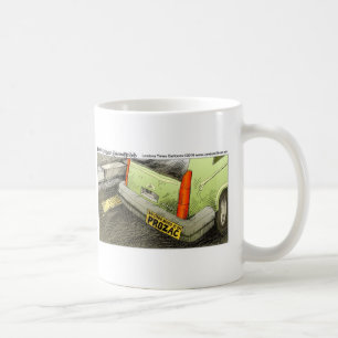 Caneca De Café Adesivo de Para-choque Prozac Camisetas Engraçadas