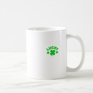 Caneca De Café Adesivo de Trevo da Sorte