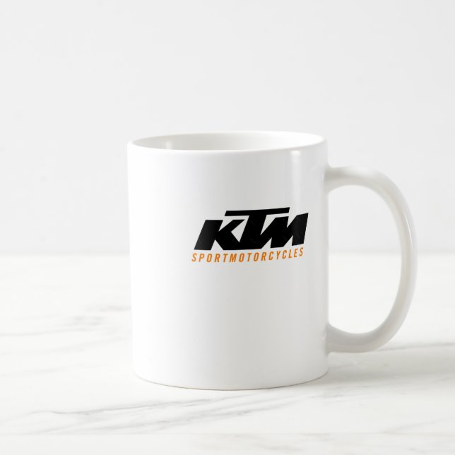 Caneca De Café Adesivo do logotipo Ktm2 (Direita)
