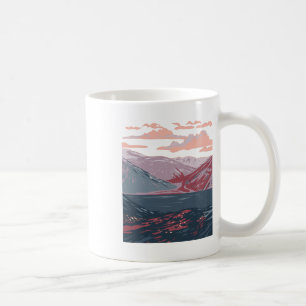 Caneca De Café Adesivo do Parque Nacional das Montanhas Torngat 