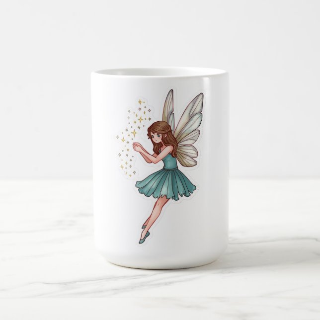 Caneca De Café Adesivo Mágico e Caprichoso de Fada (Centro)