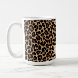 Caneca De Café Adesivo para Laptop Estampa de Animal Chita & Flor