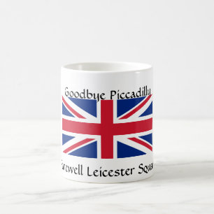 Caneca De Café Adeus Piccadilly, praça de despedida Leicester!