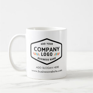 Caneca De Café Adicionar logotipo da empresa Endereço do site da 