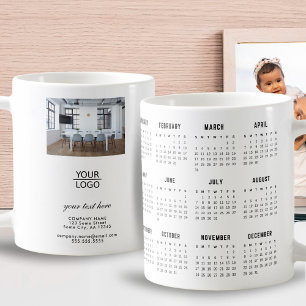 Caneca De Café Adicionar Logotipo Texto Personalizado Foto da Emp