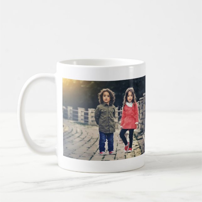 Caneca De Café adicionar o nome do texto da foto (Esquerda)