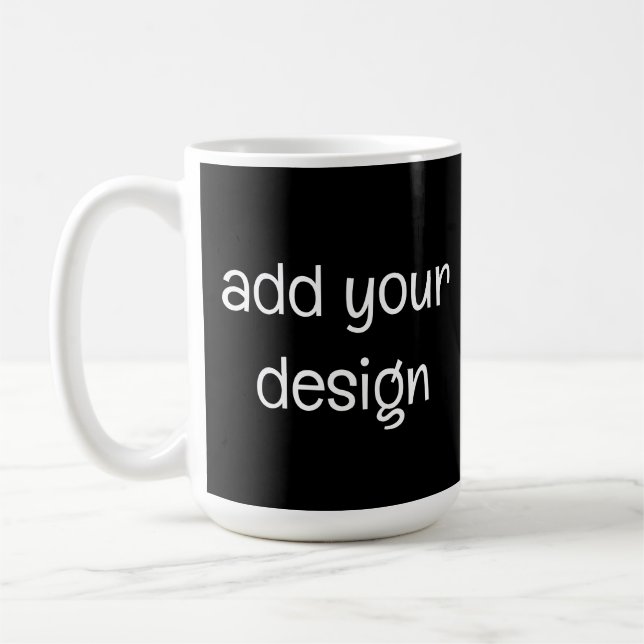 Caneca De Café adicionar seu design (Esquerda)