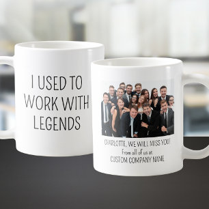 Caneca De Café Adicionar Sua Foto - Eu Trabalhava Com Legendas