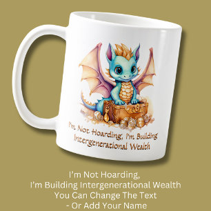 Caneca De Café Adicionar Texto, Não Hospedar A Criação De Riqueza