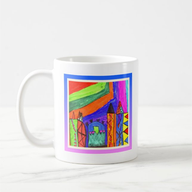 Caneca De Café Adicionar Trabalho de arte Mug para Crianças (Esquerda)