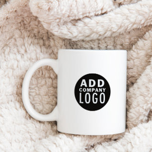 Caneca De Café Adicionar um logotipo de negócios personalizado pr