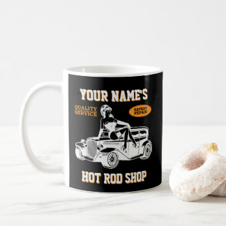 Caneca De Café Adicione a Garagem de Compro de Rod Hot Rod de Tex