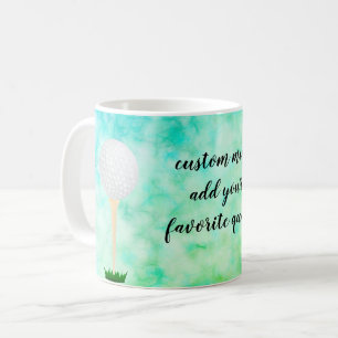 Caneca De Café adicione a sua própria citação personalizada desig