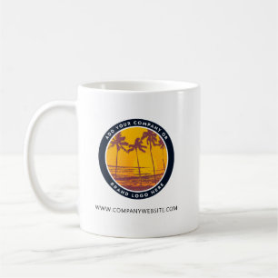 Caneca De Café Adicione o logotipo da sua marca comercial persona