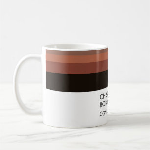 Caneca De Café Adicione o seu nome ao modo minimalista moderno