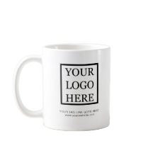 Adicione seu logotipo, preto e branco minimalista