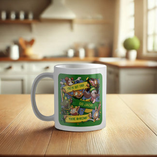 Caneca De Café Adicione seu nome Cartografia de Ventiladores de A