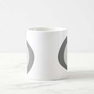 Caneca De Café Adicione seu nome de logotipo aqui design de arte