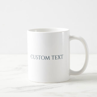 Caneca De Café Adicione Seu Próprio Texto, Presente Personalizado