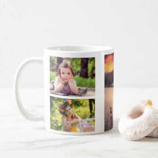 Caneca De Café Adicione Sua Própria Coffee Collage Coffee Mug