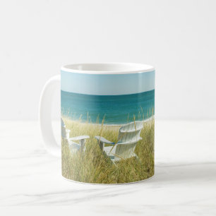 Caneca De Café Adirondack Chairs in the Dunes