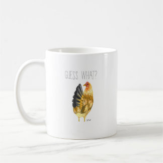 Caneca De Café Adivinha O Que? (Bumbum de frango)