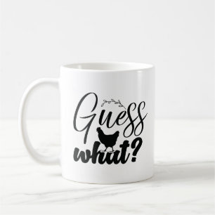 Caneca De Café Adivinha Que Bumbum De Frango Feliz