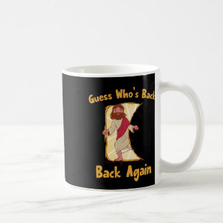 Caneca De Café Adivinha quem voltou, Felz pascoa! Jesus Ch