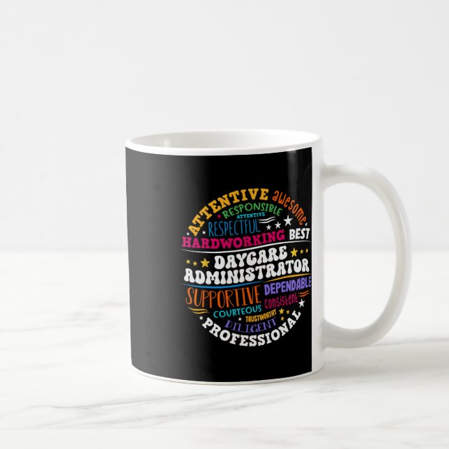 Caneca De Café Administrador do Groovy Daycare Fornecedor de Cuid (Direita)