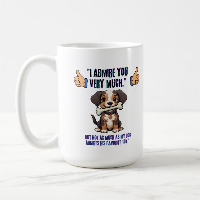 CANECA DE CAFÉ ADMIRO-TE MUITO (Esquerda)