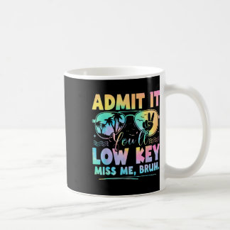 Caneca De Café Admita-O, Menina Mim Bruh Tie Dye Beach