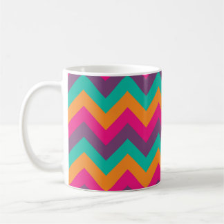 Caneca De Café Adolescente Cores Divertimento Stripes Arco-Íris C
