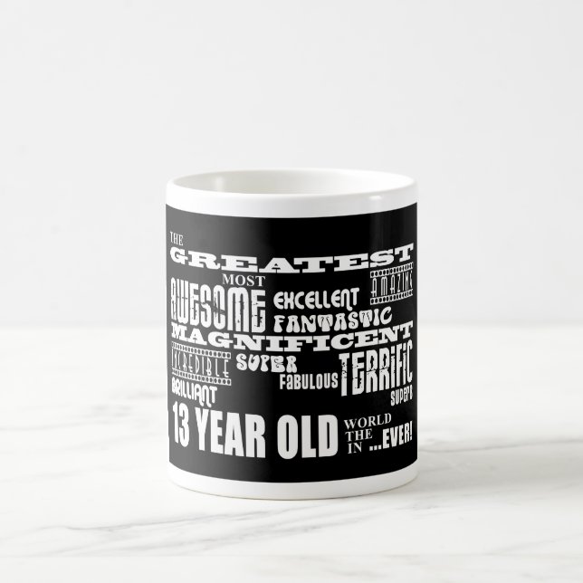Caneca De Café Adolescente de treze anos da 13a festa de (Centro)