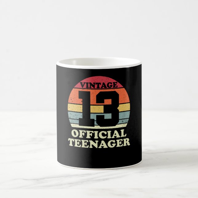 Caneca De Café adolescente oficial de 13 aniversário de 13 anos (Centro)