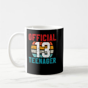 Caneca De Café Adolescente OFICIAL De 13 Anos Presente 13 Anivers