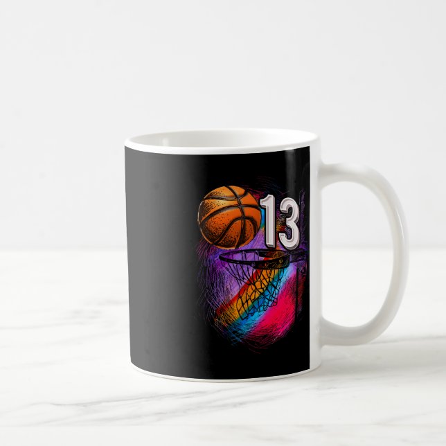 Caneca De Café Adolescente Oficial de Basquete de 13 anos de idad (Direita)